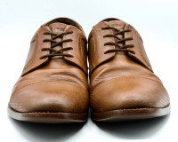 Rockport Men's Brown Leather Dress Shoe Size 12US - $25