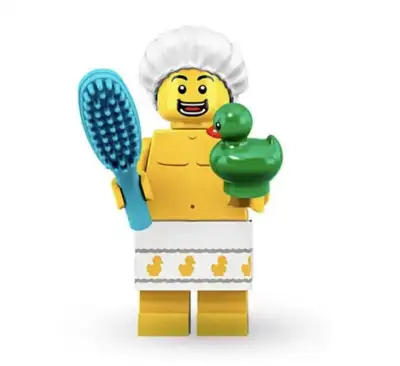 LEGO Minifigure Series 19 Shower Guy Brand New - Sealed - Unopened Never Removed From Bag Comes from...