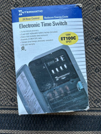 An Intermatic ET100C Electronic Time Switch.