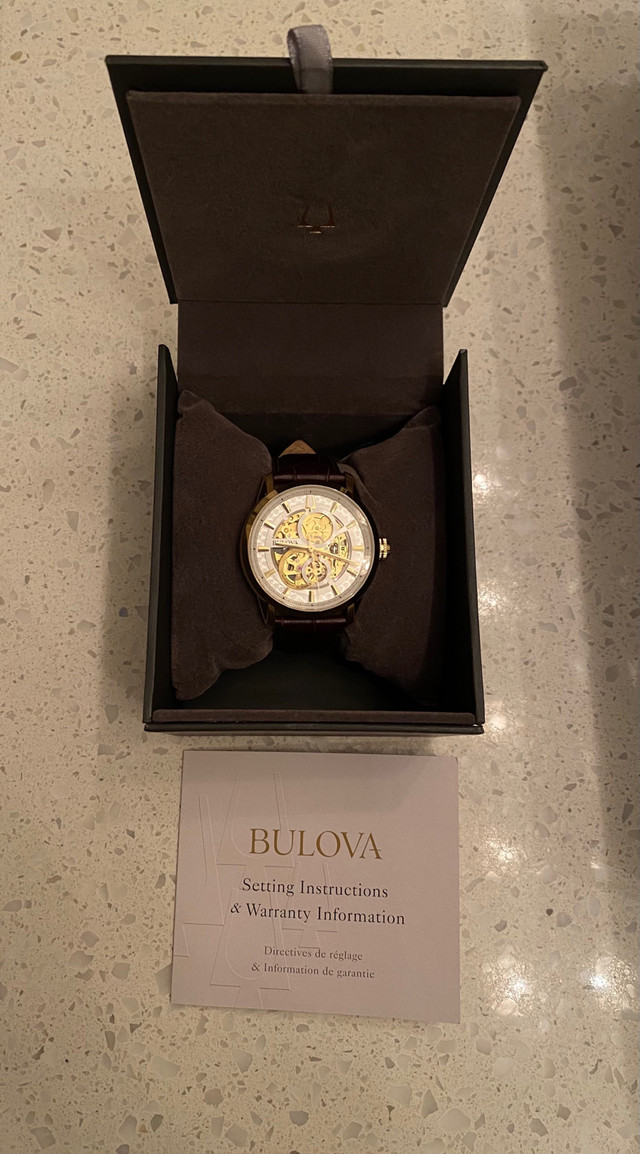 Bulova automatic gold watch in Jewellery & Watches in Hamilton - Image 2