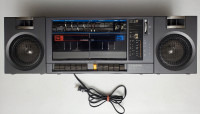 Vintage Clairtone am/fm double cassette deck boom box made Japan