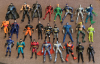 90’s DC Super Heroes Lot. Batman, Robin, Riddler, Cat Woman