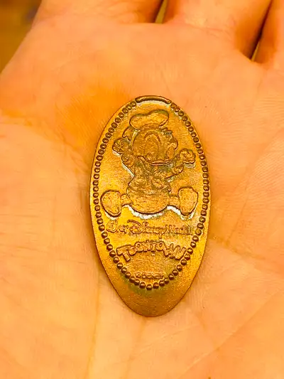 Walt Disney world pièce de monnaie écrasée souvenir 1 cent, View more