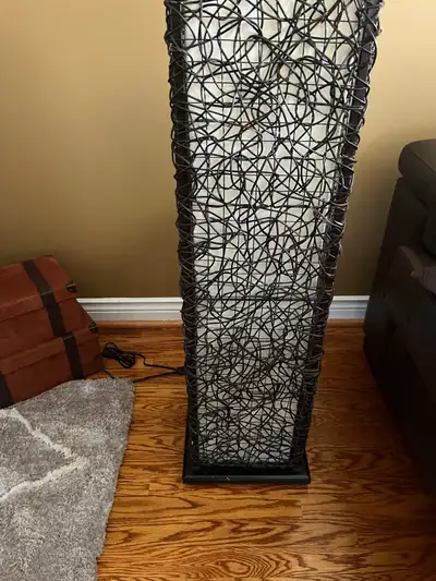 Wicker tall lamp, View more
