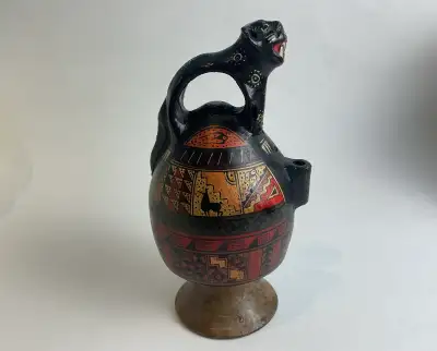 Peruvian Cusco Pottery Vessel, View more