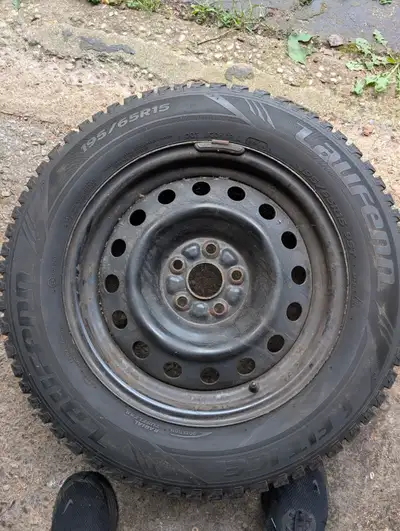 Bolt pattern 5 x 100 Off a Toyota corolla Lots of life left