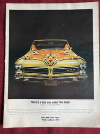 1965 Pontiac GTO Original Ad