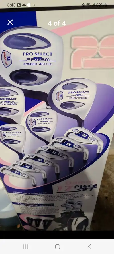 Never used womens golf clubs