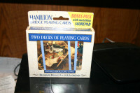 2 DECKS OF HAMILTON BRIDGE PLAYING CARDS/GAMES/TOYS