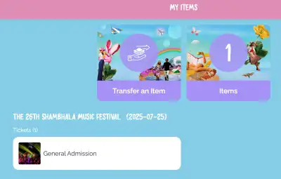 Shambhala GA Pass Ticket, View more