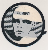 Gary Numan Tubeway Army Round Patch 2 3/4"Ø  Displayed