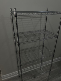 Metal shelving unit