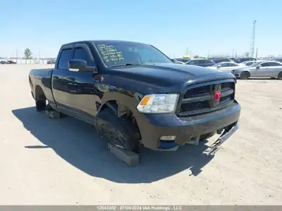2012 DODGE RAM 1500, SPORT . ENGINE : 5.7L,V-8 VVT, 390H TRANSMISSION: AUTO ,4X4. AUDIO/VISUAL: rece...