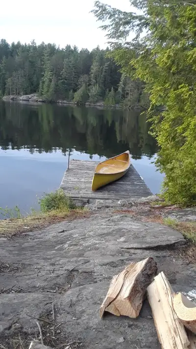 Home made canoe, needs some rebuilding (gunwhales, seats)