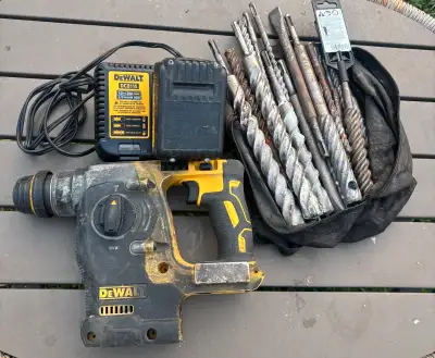 DeWalt drill and bits, View more