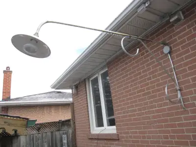 WHITE PORCELAIN ENAMEL OUTDOOR LIGHTING,FARM,WAREHOUSE,FACTORY, View more