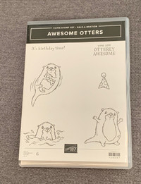 NEW Stampin’ Up! Awesome Otters stamp set