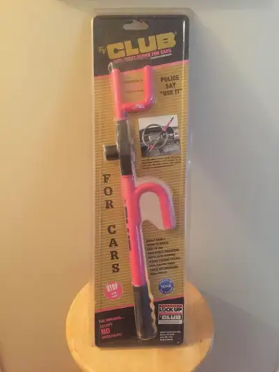 The Club anti-theft device for cars. Brand new - received this as a gift, but never opened. Smoke fr...