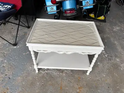 white coffee end table, View more