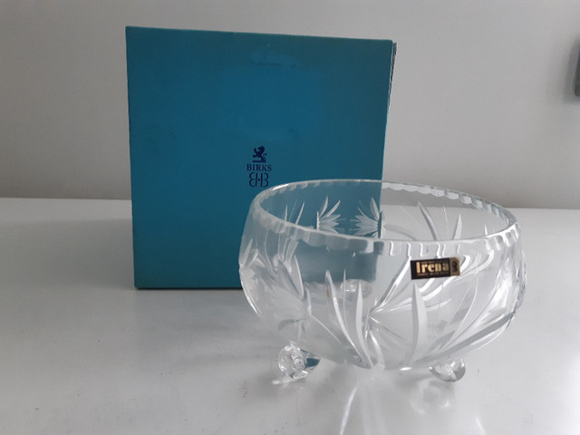 BRINKS ANTIQUE CRYSTAL PINWHEEL BOWL (Brand New) in Home Décor & Accents in City of Toronto