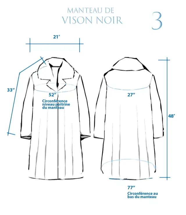 Manteau fourrure véritable en Vison / 2 choix in Women's - Tops & Outerwear in Shawinigan - Image 8