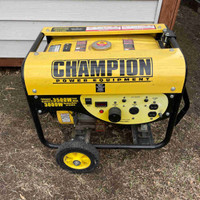 Champion 3500 watt generator.