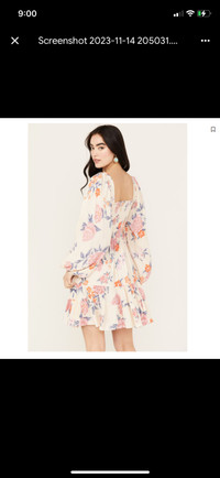 Beautiful floral dress from Boot Barn