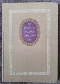 POLISH BOOK: CANALETTO by MALARZ WARSZAWY -   1955