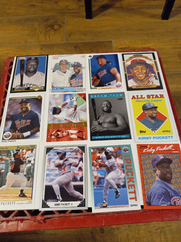 Vintage Baseball Cards Kirby Puckett HOF Twins Lot of 23 NM in Arts & Collectibles in Trenton