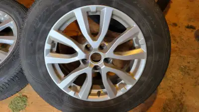 Goodyear Assurance Tires amd Rims. Tire size is 225/65R17. These rims and tires came off of a 2019 N...