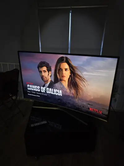 Samsung curved TV such as the 55-inch, View more