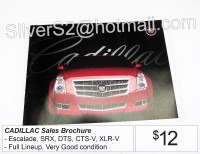 =  CADILLAC Sales Brochure Full Product Line  =
