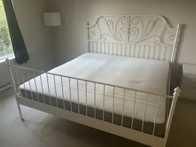 Sell used IKEA furniture (bed,TV bench,coffee table), View more