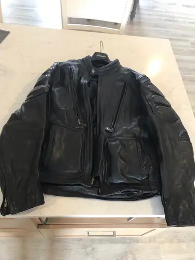 Motorcycle Protective 100%Leather  Brown Jacket (Screeming Eagle, View more