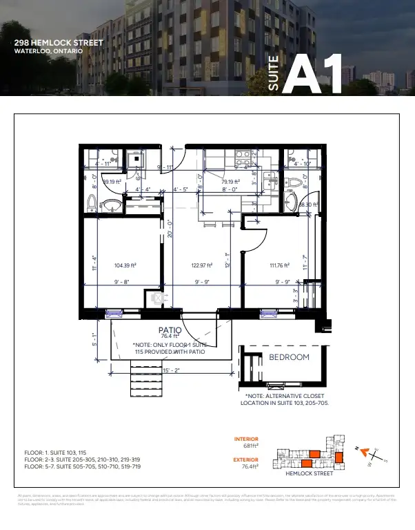 298 Hemlock St Waterloo - Leasing for August 2026 in Long Term Rentals in Kitchener / Waterloo - Image 3