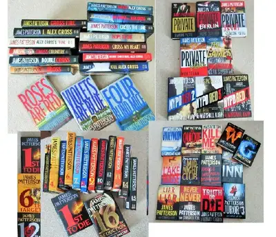 James PATTERSON …. HARDCOVER Novels, View more