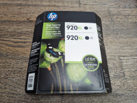 HP Genuine 920XL double pack Black ink cartridge Exp 07/2017