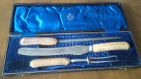 3-Pc. Carving Set in Case George Butler & Co, Sheffield, England