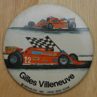 Macaron épinglette de Gilles Villeneuve