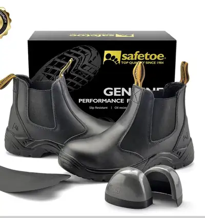 Brand New SAFETOE SF8025 Men's Safety Boots with Lightweight Wid, View more