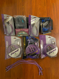 Assorted RCA Audio Cables For Home Or Auto. All For $25