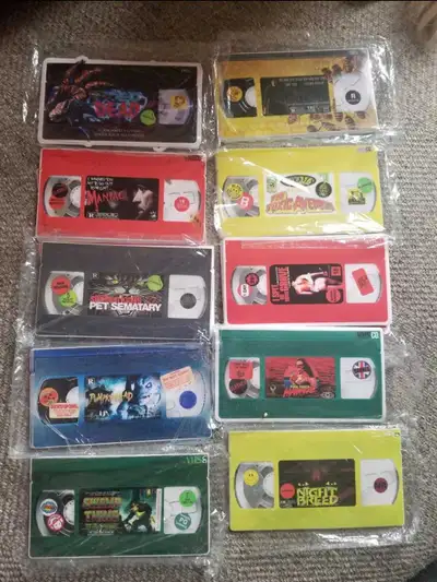 Horror Movie VHS Stickers, View more