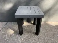Reclaimed wood end table