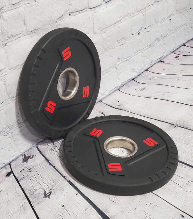 2" Urethane Olympic Weight Plates - 250LBs in Exercise Equipment in Mississauga / Peel Region - Image 3