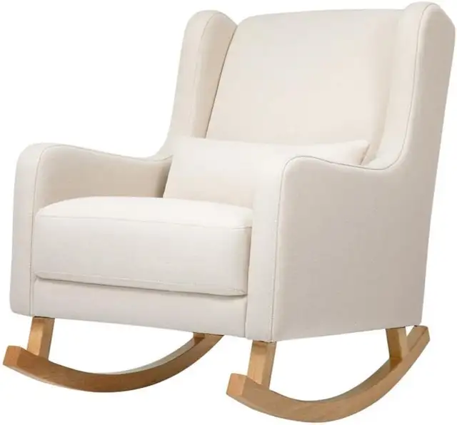 Kai Rocker White With Light Legs - Nursing Rocking Chair in Chairs & Recliners in City of Toronto - Image 2