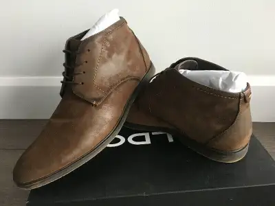 Aldo ankle height brown boot size 8 US / 41 EUR. gently used, price for new one is $149+tax