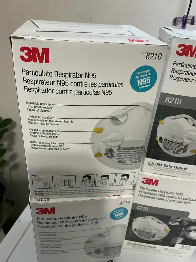 3M N95 Face Masks410021218600232962