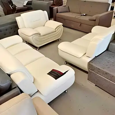 Leather 3+2+1 Sofa Set , View more