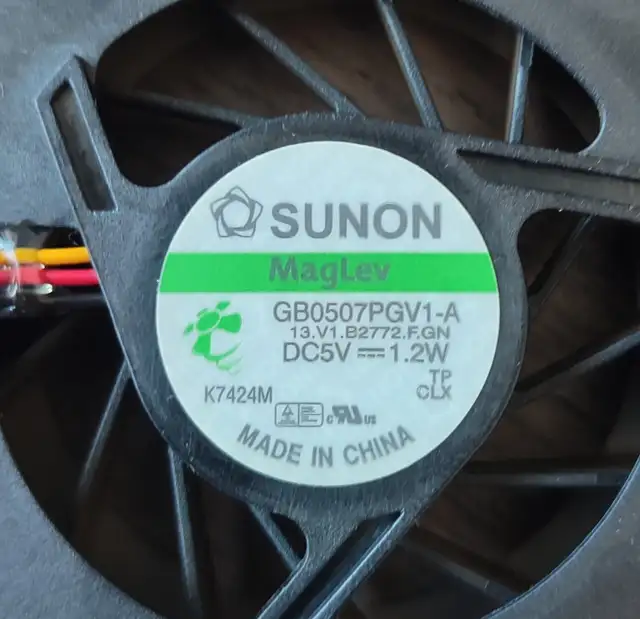 TOSHIBA SATELLITE LAPTOP CPU FAN SUNON GB0507PGV1‑A K7424M in System Components in Laval / North Shore - Image 4