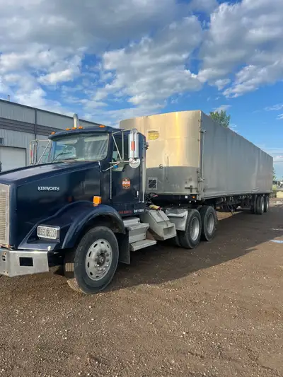 2003 Kenworth t800 18sp isx Cummins 470 9 airbag sup 12/40 spec dubbel frame & 2014 curtain side 48...
